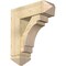 Ekena Millwork Merced Arts and Crafts Rough Sawn Bracket w/ Offset Brace, Douglas Fir, 8"W x 24"D x 28"H BKT0806X24X28MRC03RDF - alternate 1